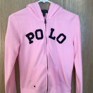 Girls Polo XL zip up